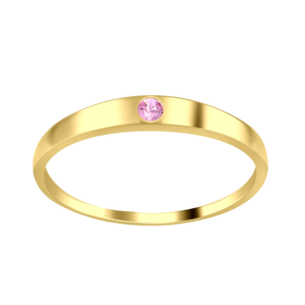 Small Bus Adjustable Gold Kids Ring